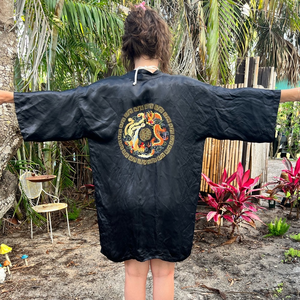 Vintage silk kimono- one size